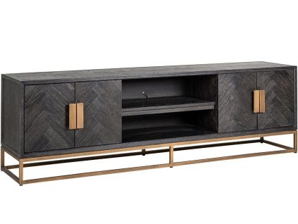 Dubový TV stolek Blackbone 200 x 43 cm