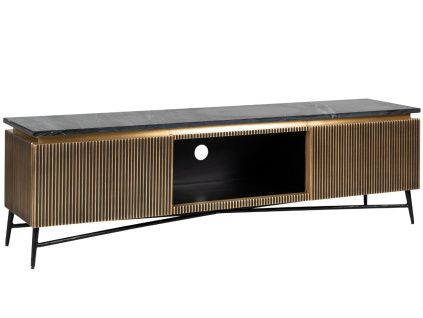Kovový TV stolek Ironville 170 x 40 cm