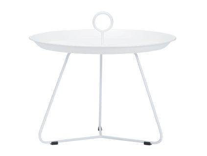 Bílý kovový konferenční stolek HOUE Eyelet 57,5 cm