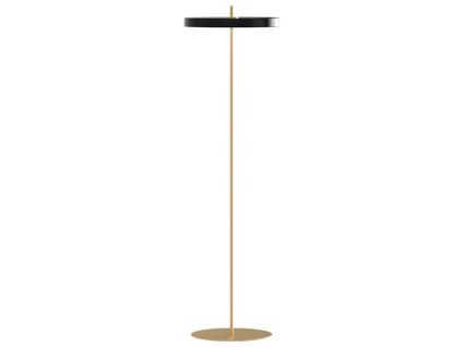 Černá kovová stojací lampa UMAGE ASTERIA 150 cm