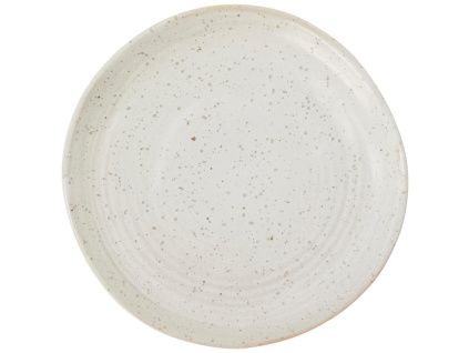 Bílý kameninový dezertní talíř Pion 16,5 cm