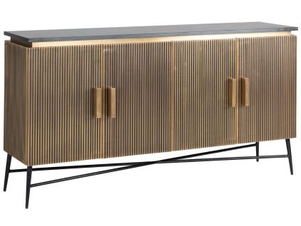 Kovová komoda Ironville 160 x 40 cm