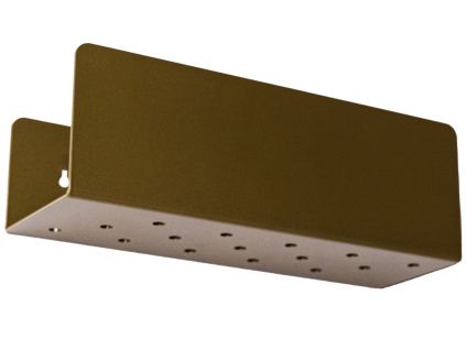 Zlatá kovová nástěnná police Londien 30 cm