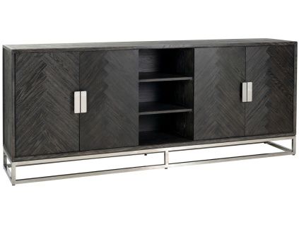 Dubová komoda Blackbone 225 x 45 cm
