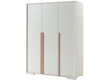 Bílá šatní skříň Vipack Londen 195,2 x 145,6 cm