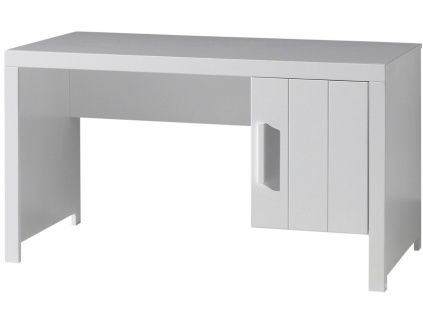 Bílý lakovaný psací stůl Vipack Erik 137 x 70 cm