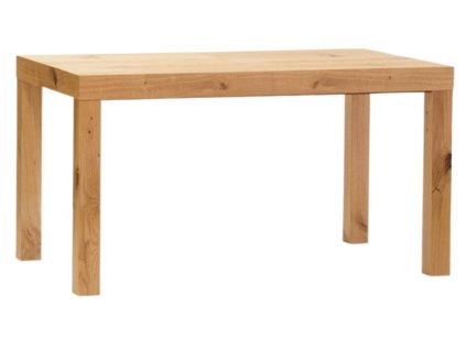 Masivní dubový rozkládací jídelní stůl Rolly 160 x 90 cm