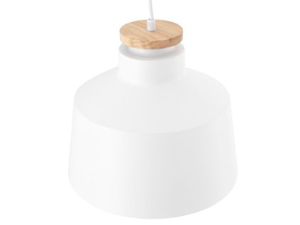 Bílé kovové závěsné světlo Somcasa Artana 30 cm -fv-interier-25