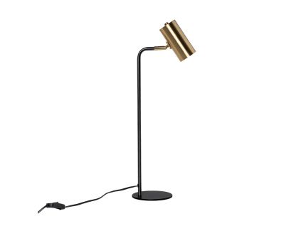 Zlatá kovová stolní lampa Somcasa Riola 52 cm