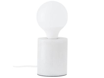 Bílá mramorová stolní lampa Somcasa Roser 11 cm