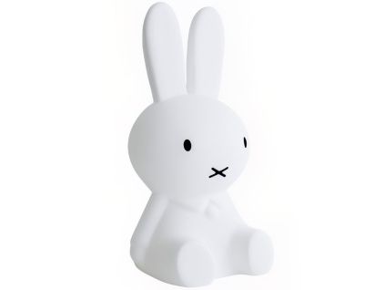 Bílá plastová dětská LED lampa Mr. Maria Miffy XL 80 cm