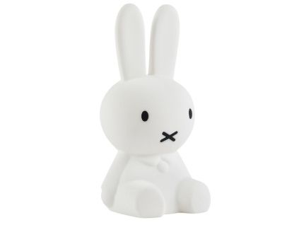 Bílá plastová dětská LED lampa Mr. Maria Miffy 30 cm