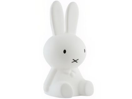 Bílá plastová dětská LED lampa Mr. Maria Miffy 50 cm