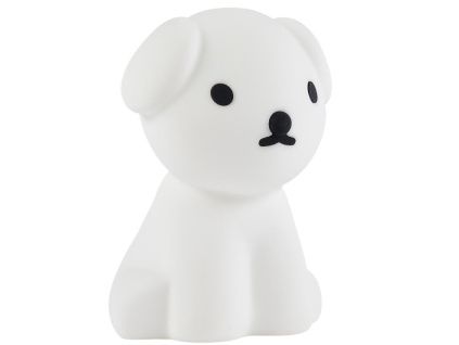 Bílá plastová dětská LED lampa Mr. Maria Snuffy 30 cm