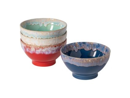 Sada čtyř barevných misek COSTA NOVA LATTE BOWLS 15 cm