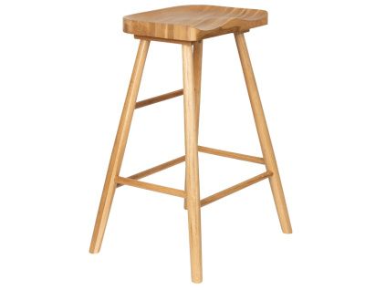 Dubová barová židle WLL VANDER 64 cm