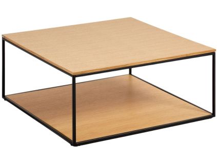 Dubový konferenční stolek Kave Home Yoana 80 x 80 cm