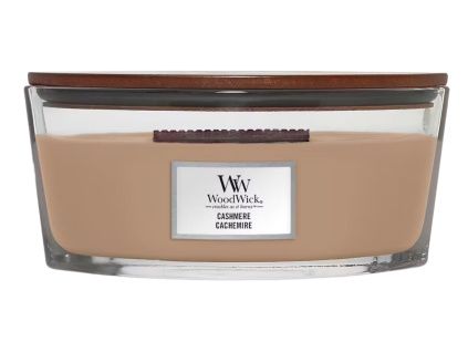 Vonná svíčka WoodWick loď, Cashmere