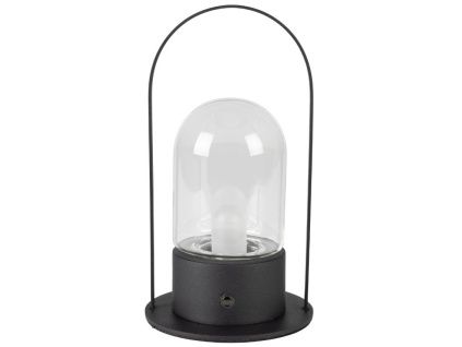 Černá kovová stolní LED lampa ZUIVER SMARTY