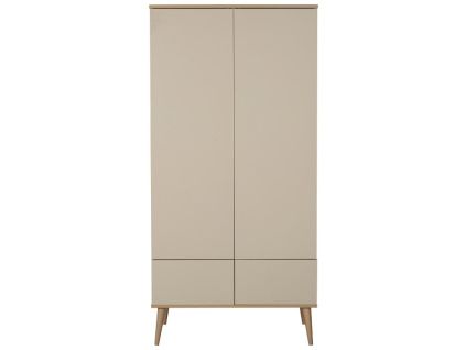 Béžová skříň Quax Flow 196 x 96 cm se zásuvkami