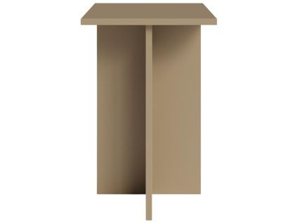 Hnědý vysoký odkládací stolek MINIMAL 39,5 x 39,5 cm