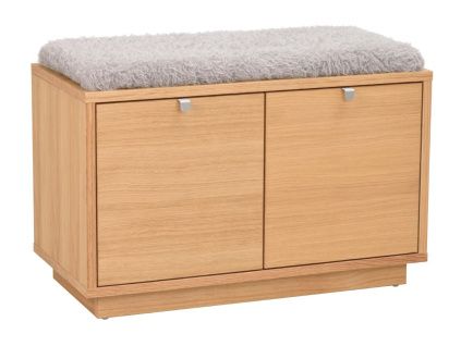 Dubová lavice ROWICO CONFETTI 70 cm s úložným prostorem