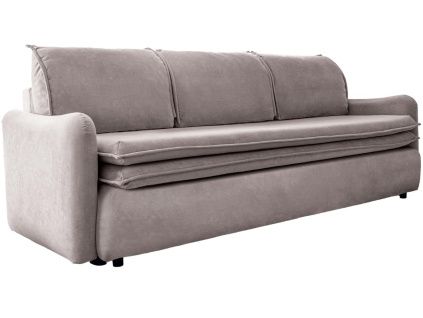 Sametová rozkládací pohovka Tender Eddie 214 cm
