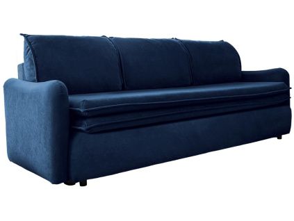 Sametová rozkládací pohovka Tender Eddie 214 cm