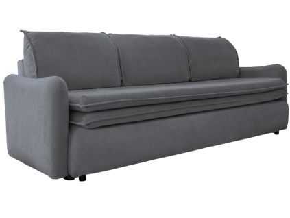 Sametová rozkládací pohovka Tender Eddie 214 cm