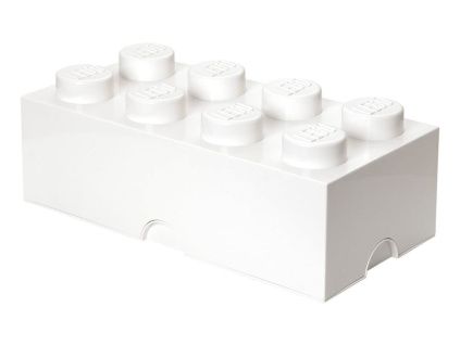 Bílý box na svačinu LEGO® Lunch 20 x 10 cm
