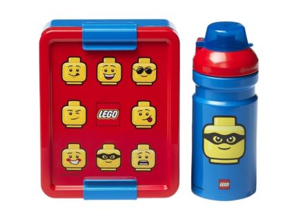 Červeno modrý svačinový set LEGO® ICONIC Classic