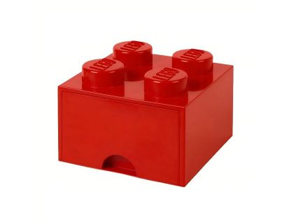 Červený úložný box LEGO® Storage 25 x 25 cm