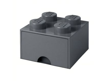 Šedý úložný box LEGO® Storage 25 x 25 cm