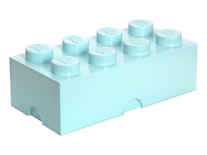 Tyrkysový úložný box LEGO® Smart 25 x 50 cm