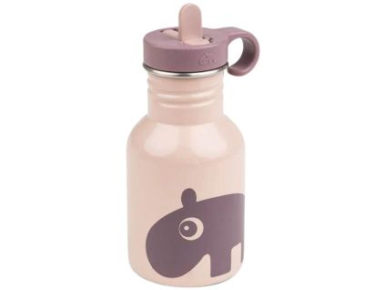 Růžová nerezová láhev Done by Deer Ozzo 350 ml