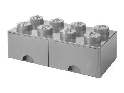 Šedý úložný box LEGO® Storage 25 x 50 cm