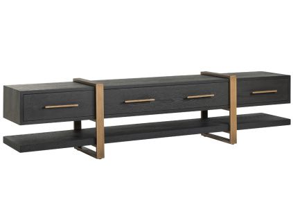 Dubový TV stolek Cambon 240 x 45 cm