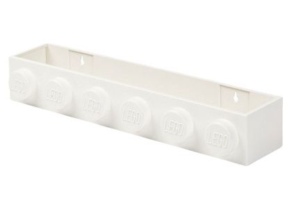 Bílá nástěnná police LEGO® Storage 47,8 x 11,5 cm