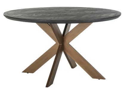 Dubový jídelní stůl Blackbone 140 cm