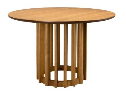 Dubový kulatý jídelní stůl DUTCHBONE BARLET 120 cm