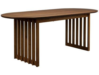Ořechový rozkládací jídelní stůl DUTCHBONE BARLET 200/240 x 90 cm