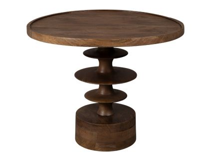 Hnědý mangový konferenční stolek DUTCHBONE CATH 66 cm