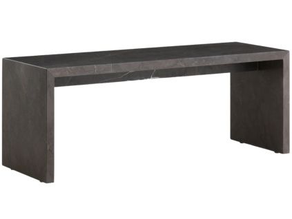 Hnědo šedý mramorový konferenční stolek AUDO PLINTH 100 x 35 cm