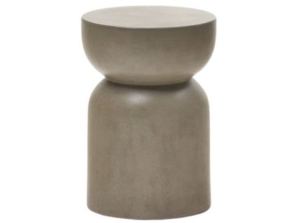 Šedý cementový odkládací stolek Kave Home Garbet 32 cm