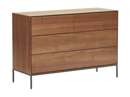 Ořechová komoda Kave Home Vedrana 110 x 40 cm
