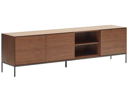 Ořechový TV stolek Kave Home Vedrana II. 195 x 40 cm