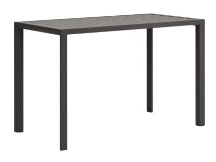 Šedý kovový zahradní barový stůl Kave Home Culip 150 x 77 cm