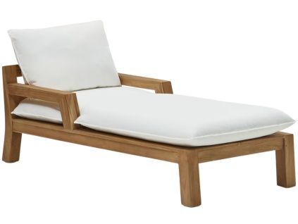 Zahradní látkové lehátko Kave Home Forcanera 170 cm