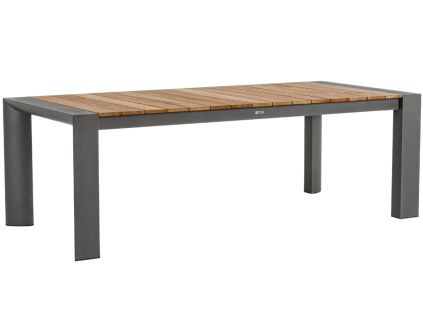Teakový zahradní rozkládací jídelní stůl Cameron 228/294 x 100 cm