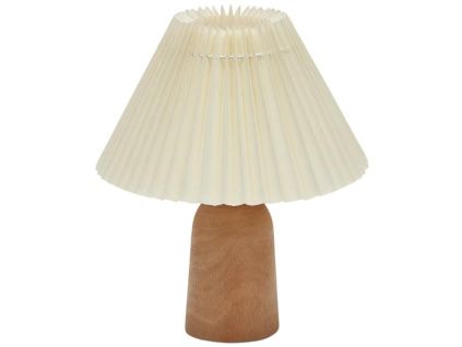 Béžová bavlněná stolní lampa Kave Home Benicarlo